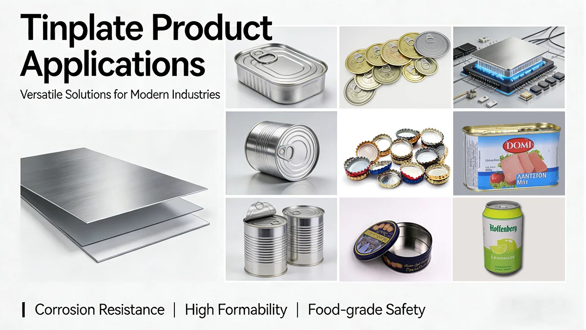 food grade tinplate sheet product applications
