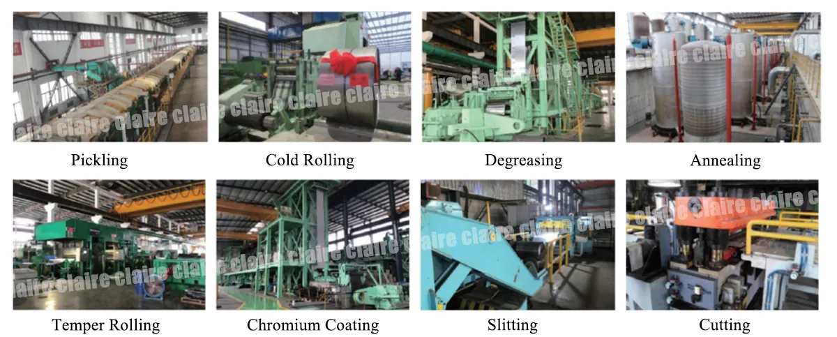 electrolytic tinplate production process