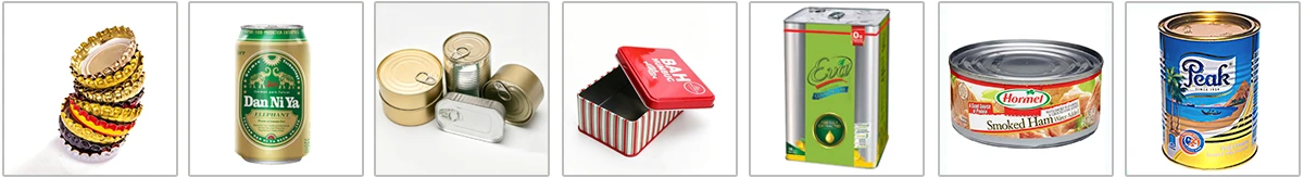 electrolytic tinplate sheet product application