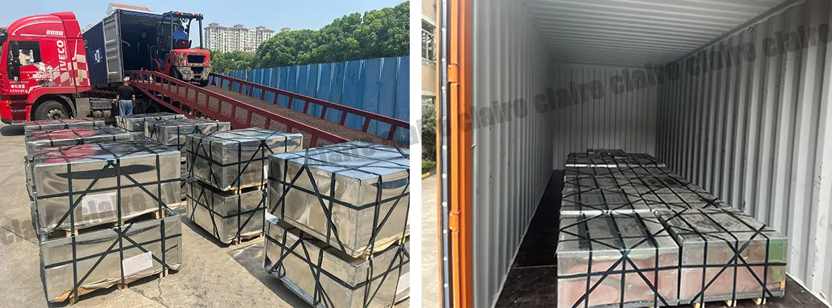 electrolytic tinplate sheet overseas standard export packaging