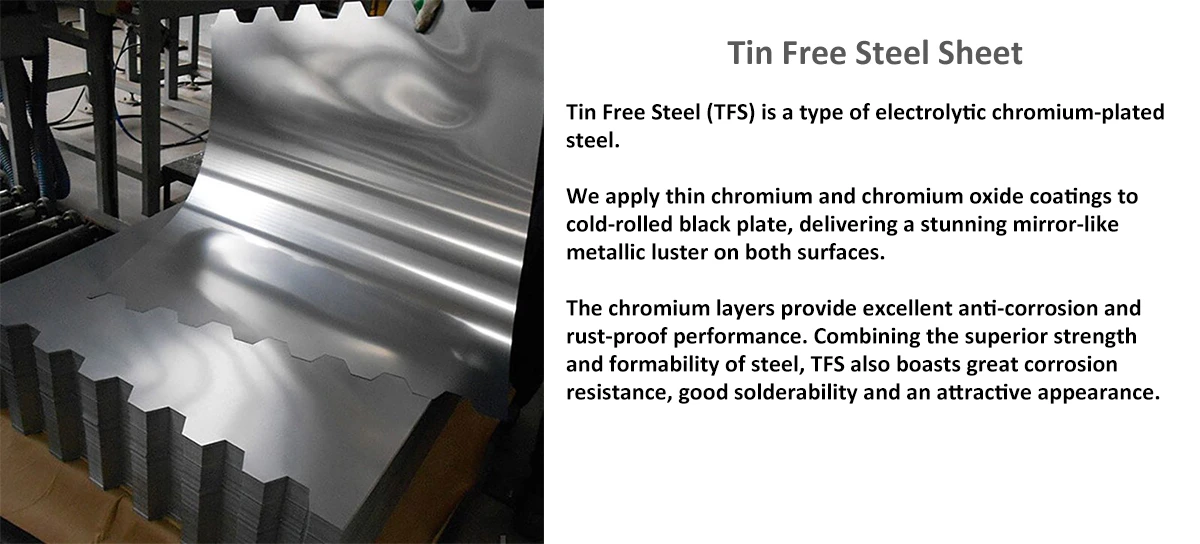 electrolytic-tin-free-steel-sheet-introduction